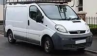 Pre-facelift Vauxhall Vivaro (2004)