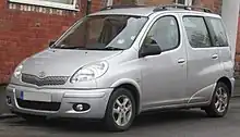 2005 Yaris Verso T Spirit (NCP20; facelift, UK)