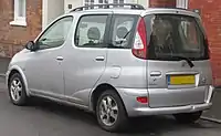 2005 Yaris Verso T Spirit (NCP20; facelift, UK)