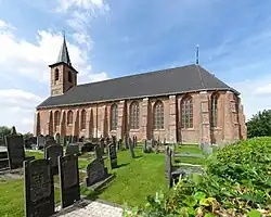 The 12th-century Protestant church of Eanjum (2008)