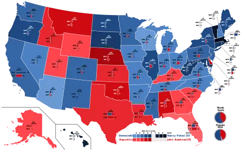 Popular vote by states