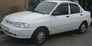 Pre-facelift Kia Avella Delta sedan (South Korea)