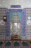 Mihrab in the praying niche