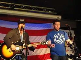 Fortney (left) and Hickerson (right) in Portland, Oregon on May 25, 2012