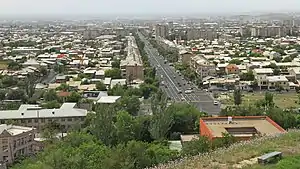 Erebuni as seen from Erebuni fortress (Arin Berd)