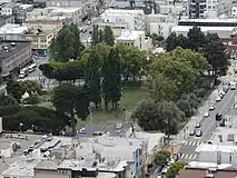 Aerial view of Washington Square