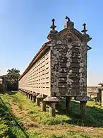 A hórreo or cabaceiro or canastro, a traditional and ubiquitous granary