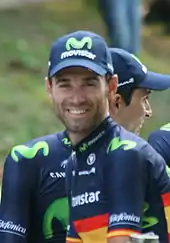 A photograph of Alejandro Valverde