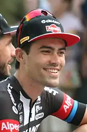 A photograph of Tom Dumoulin