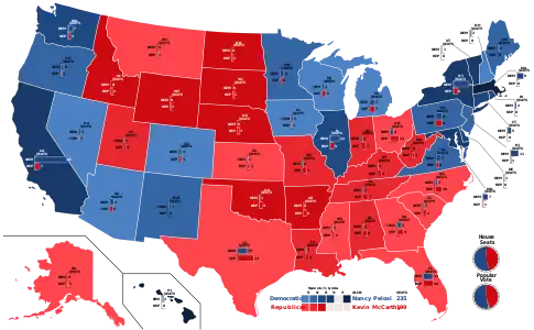 Popular vote by states