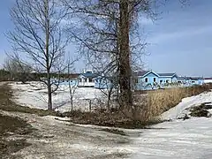 Off season storage, Sainte-Anne-de-la-Pérade, Quebec, Canada