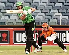 Sutherland batting for Melbourne Stars in October 2022