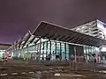 Hung Hom station exterior at night (May 2022)