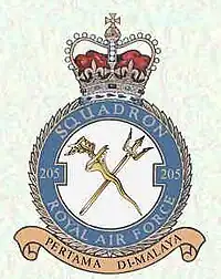 205 Sqn crest.