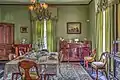 Dining room at Sam Bell Maxey House in Paris, TX