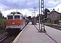 A Class 141 in S-Bahn livery in Altdorf station (1991)