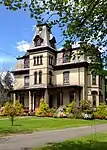 289 Elm Street, Northampton, MA.  Built 1860.  French Second Empire style.