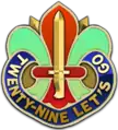 29th Infantry Division"Twenty-nine, let's go!""