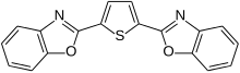 2,5-bis(benzoxazol-2-yl)thiophene is also intensely fluorescent and its derivatives are used as optical brighteners, e.g. in laundry detergents