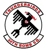 34th Bomb Squadron Patch