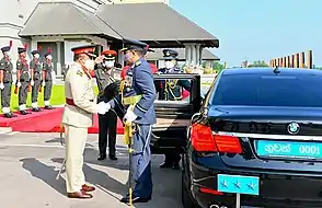 Sri Lanka Air Force BMW 5 Series (F10) with Three stars