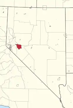 Location of the Walker River Indian Reservation