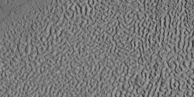 Brain terrain, as seen by HiRISE under HiWish program Location is Ismenius Lacus quadrangle.