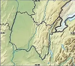 Lac de Chavoley is located in Ain