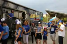 The 610 Sports Radio Mobile Studio at Kauffman Stadium.