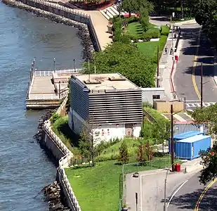 Roosevelt Island ventilation building