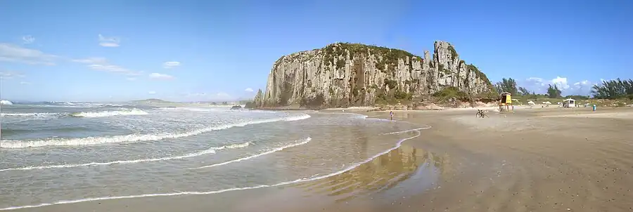 View of the Beach of Guarita, Looking West