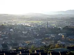 Enniscorthy from nearby Vinegar Hill