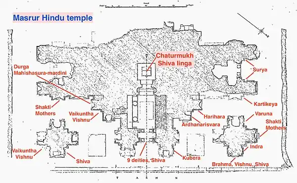 The Masrur rock-cut temple presents a diversity of iconography, likely reflecting ecumenism or henotheism in 8th-century Hinduism.