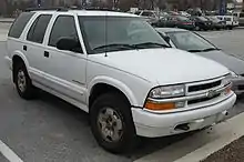 1999–2002 Chevrolet S-10 Blazer with TrailBlazer appearance package