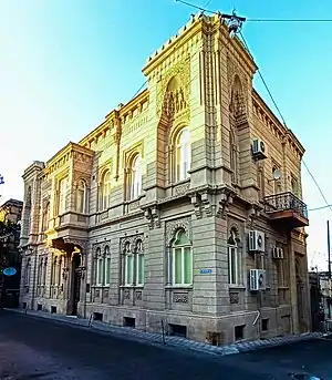 Building of the Union of Architects of Azerbaijan, by Skibiński