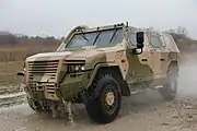 AMPV at speed during a mobility demonstration