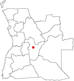 Location of Chissamba in Angola