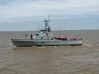 ARA Río Santiago under way