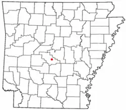 Location of Salem, Saline County, Arkansas