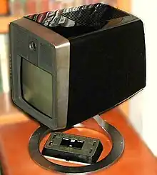 Image 22AT&T Picturephone (Mod II) fully enclosed in its housing, control pad at bottom (courtesy: Richard Diehl) (from History of videotelephony)