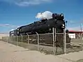 Amarillo, Texas.  Side view of Santa Fe 5000 on static display, October 2002.