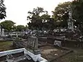 Cemetery portion close to Gympie Road, looking south-south-west (2021).