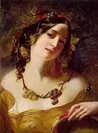 A Bacchante by  William Etty