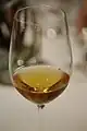 Glass of Tokaji.