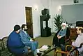 Abdul Majeed Dar in a meeting in Iran