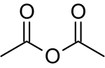 Acetic anhydride is produced on a large scale for many applications.