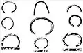 Șpălnaca bracelets dated to Bronze IV=Iron Age I (10th–9th centuries BC)