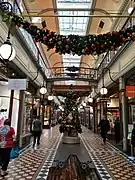 Adelaide Arcade during the 2017 Christmas period