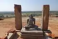 Adinath Idol in Old temple ruins