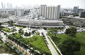 Image 40Jackson Memorial Hospital in Miami, the primary teaching hospital of the University of Miami's Leonard M. Miller School of Medicine and the largest hospital in the United States with 1,547 beds (from Health care)